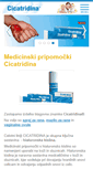 Mobile Screenshot of cicatridina.si