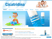 Tablet Screenshot of cicatridina.si
